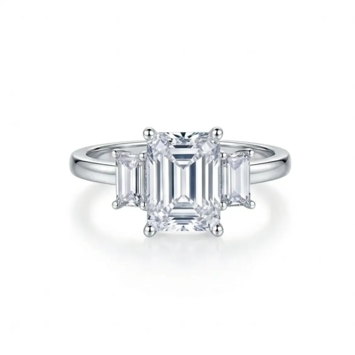 After retouch — diamond ring
