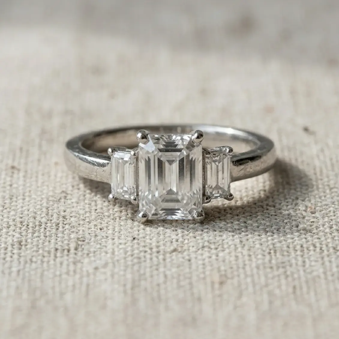Before retouch — diamond ring