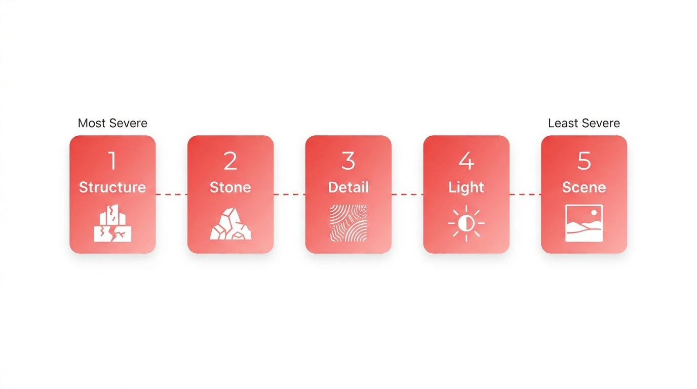 The Five Drift Classes of AI Jewelry Failures