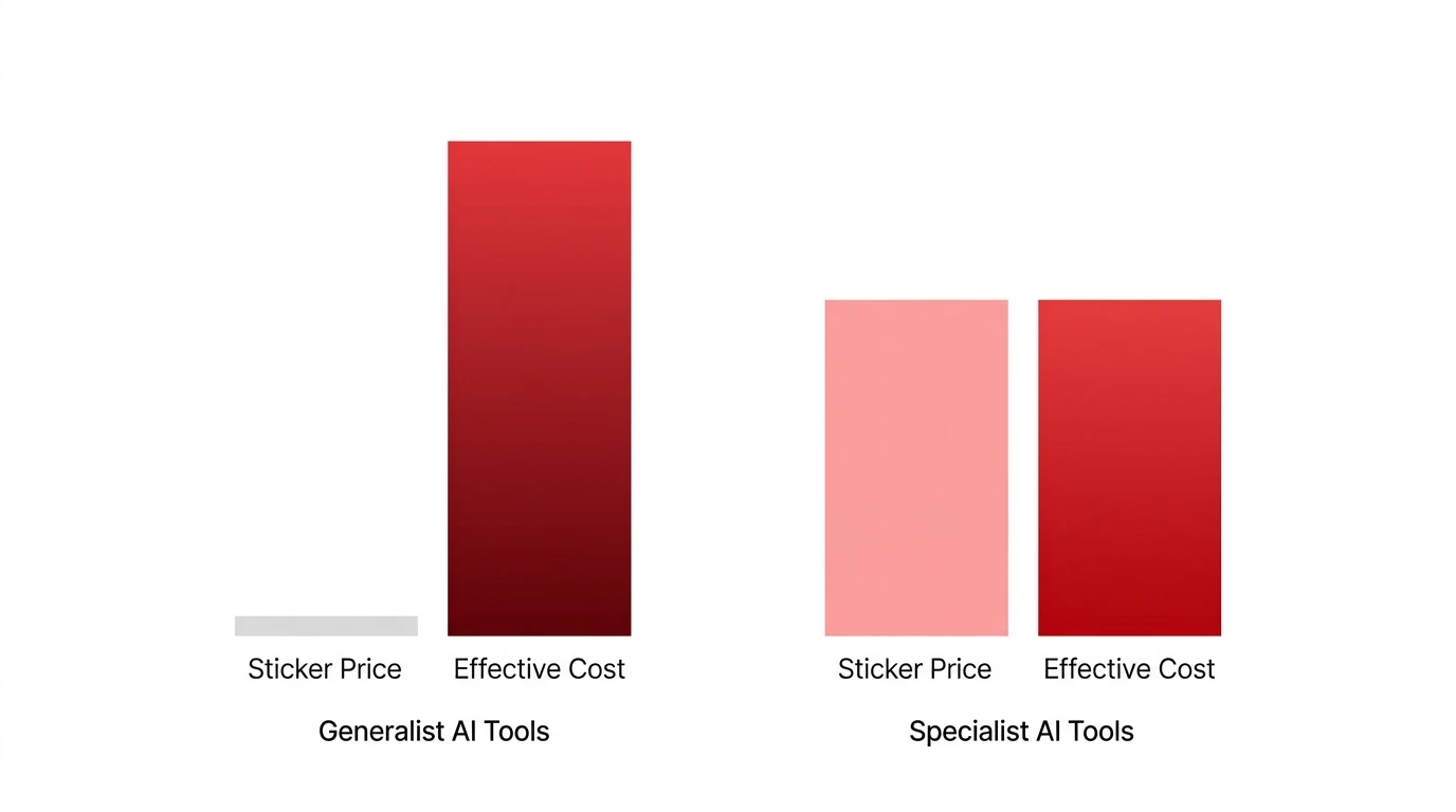 Sticker Cost vs. Effective Cost per Usable Image